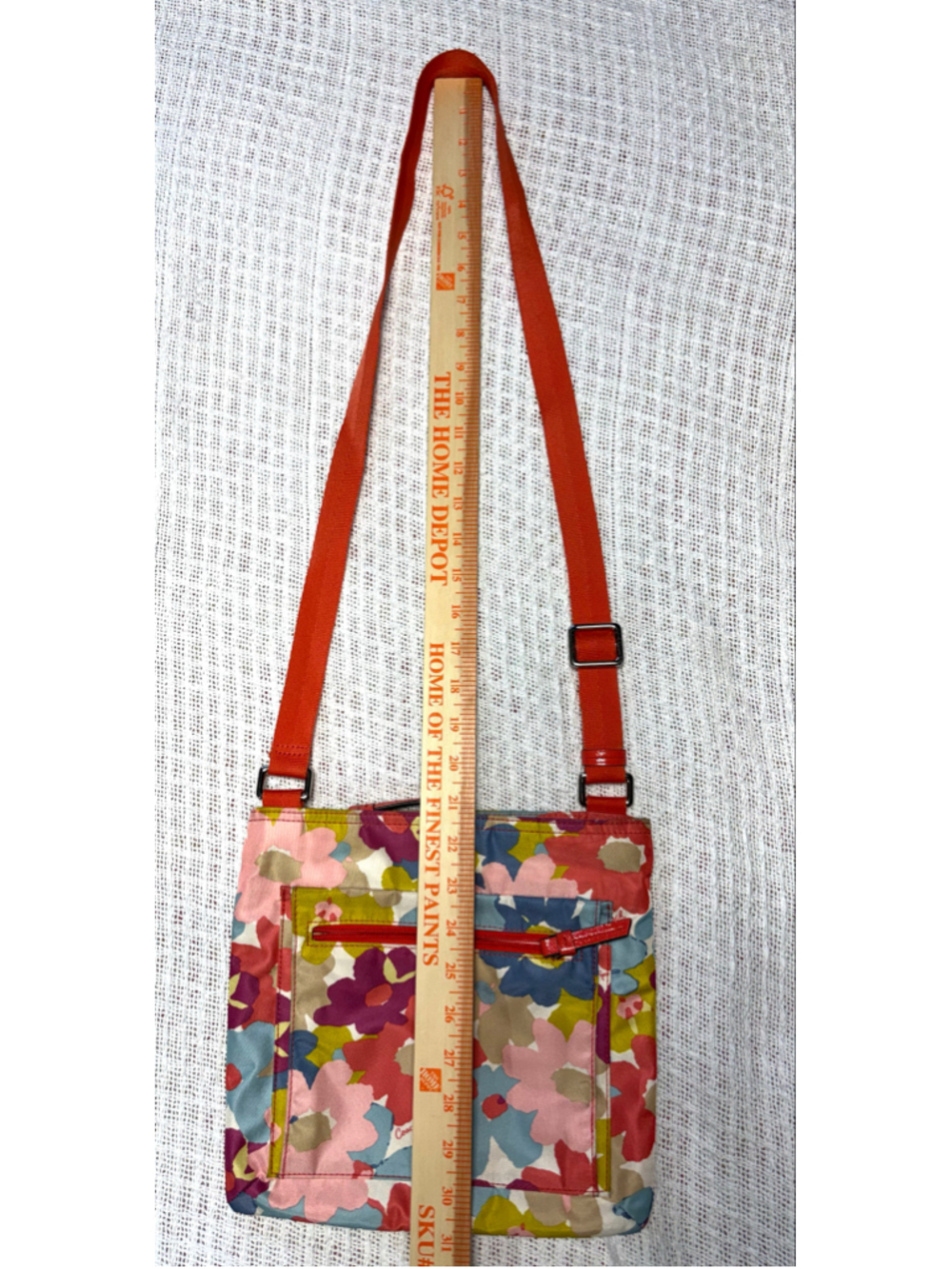 COACH Getaway Floral Nylon Y2K Travel Crossbody File Bag Multicolor F30021 - Picture 11 of 13